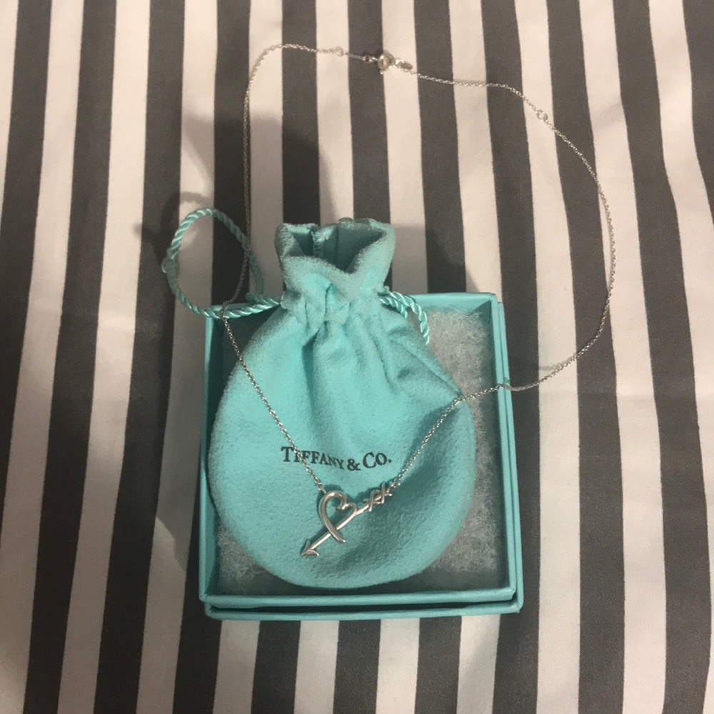 Tiffany & Co Heart & Arrow Pendant